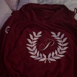 PINK Victoria's Secret Red Jacket with White Logo